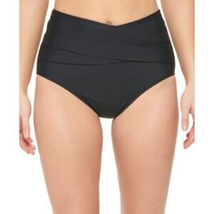 Calvin Klein Womens High-Waist Cross-Over Black M, NWT